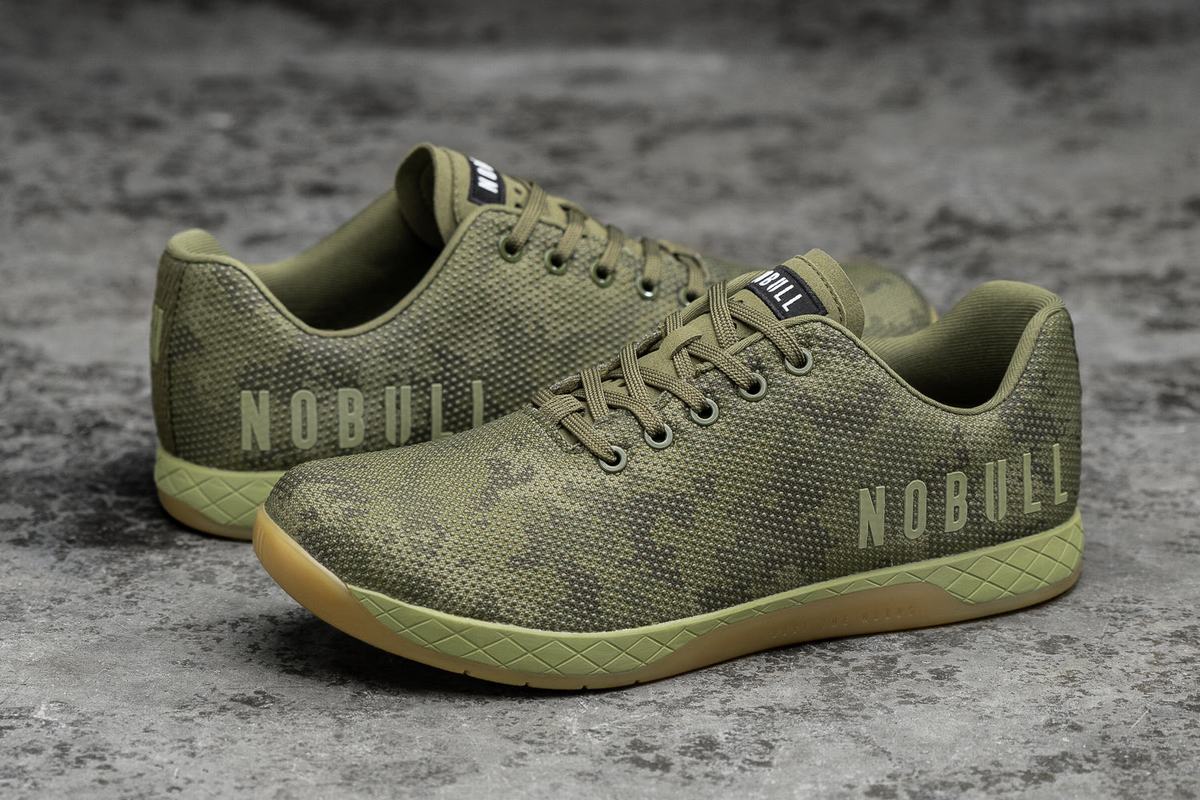Nobull Superfabric Women's Trainers Camo | Australia (YM9362)